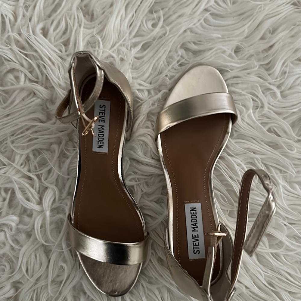 Gold Sandal Steve Madden